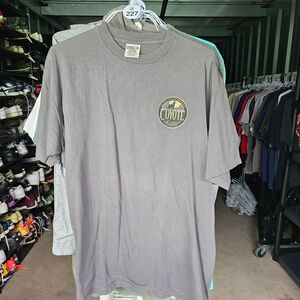 Gray Short Sleeve Tee with Crew Neck